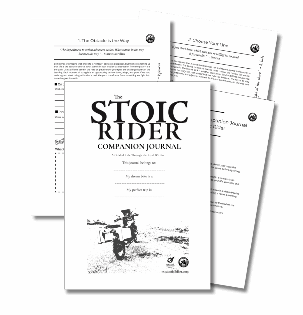 The Stoic Rider Companion Journal