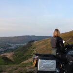 Looking out over the Brecons