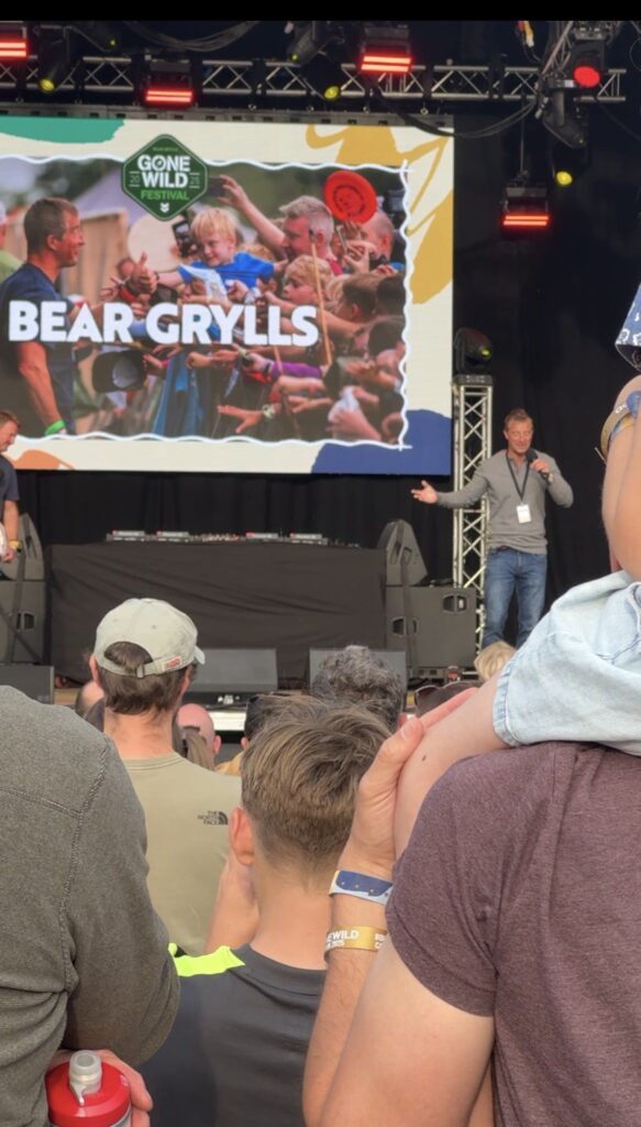 Bear Grylls at Gone Wild in Devon