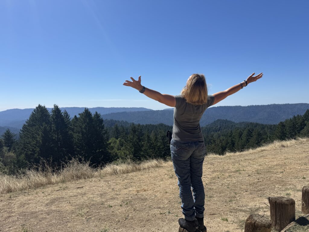 Standing arms outstretched